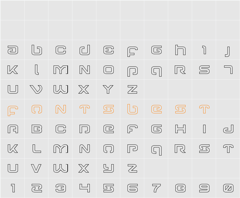 Gunrunner Ouline Character Map
