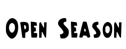 Open Season Font Image