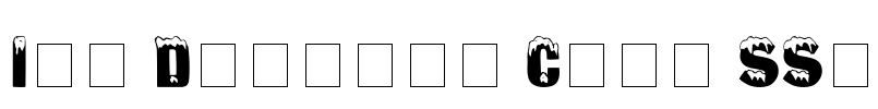 Ice Display Caps SSi Font Image