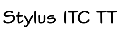 Stylus ITC TT Font Image