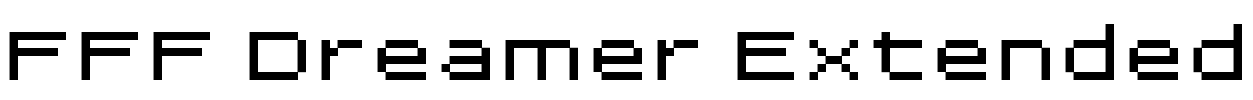 FFF Dreamer Extended Font Image