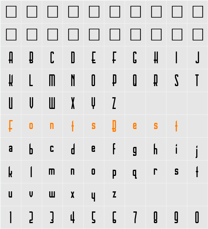 Boasting Character Map