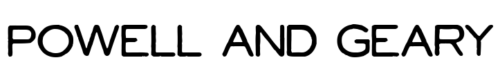 Powell and Geary Font Image