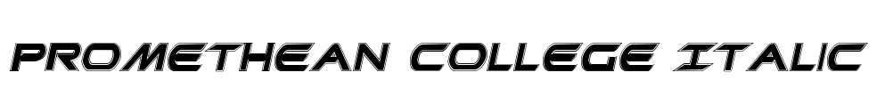 Promethean College Italic
