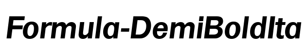 Formula-DemiBoldIta