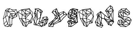 Polygons Font Image