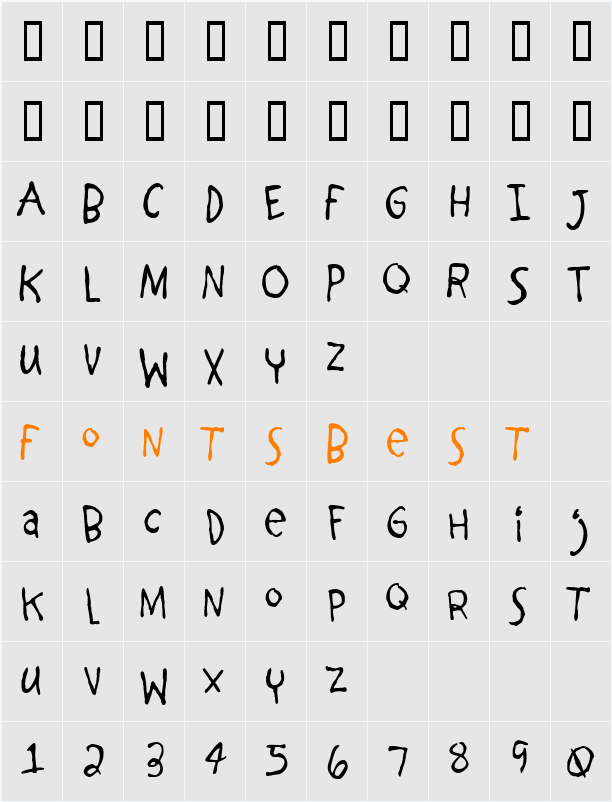 Scrap Brother Character Map