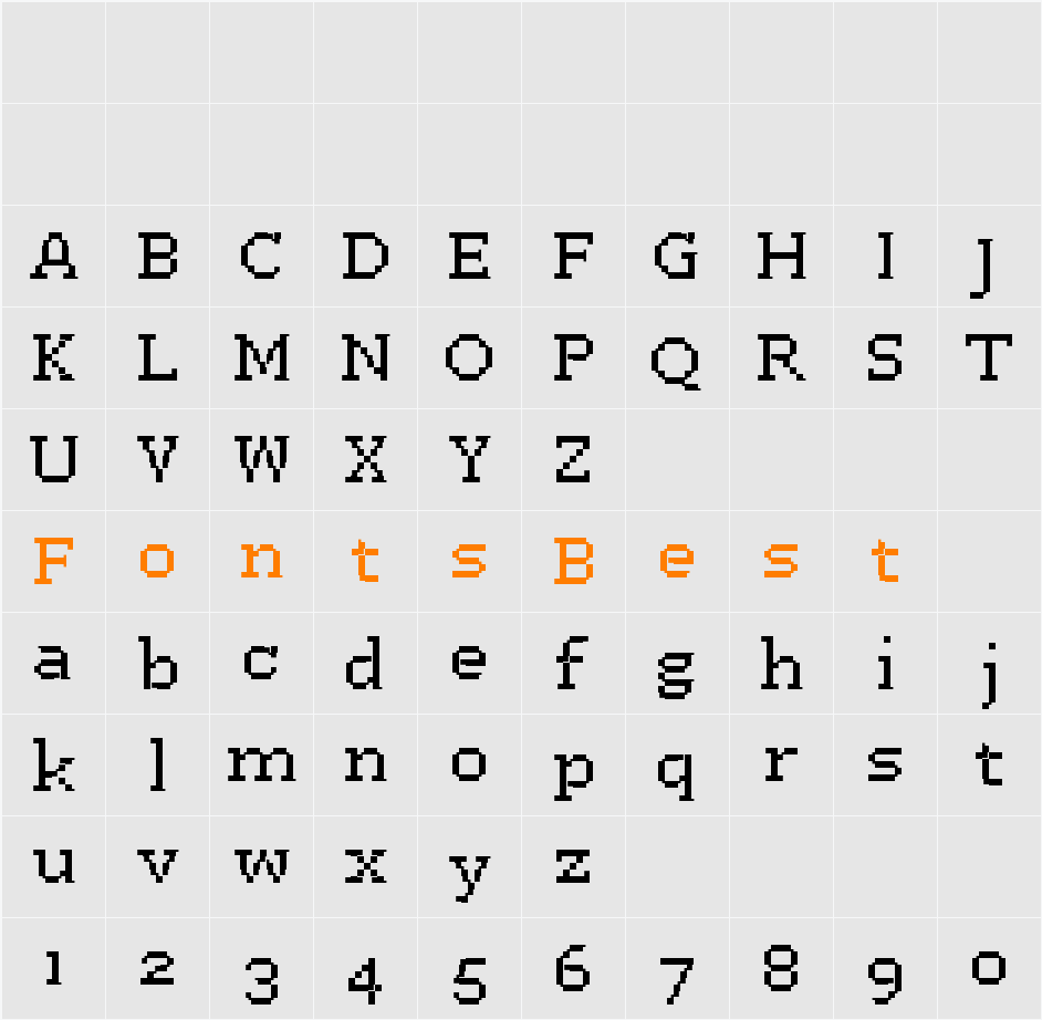 PF Westa Seven Character Map