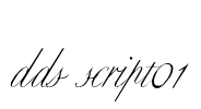 dds script01 Font Image