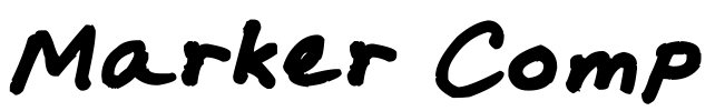 Marker Comp Font Image
