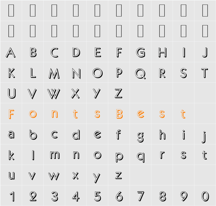 KoblenzShadow-Light Character Map