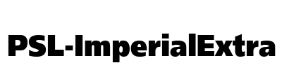 PSL-ImperialExtra Font Image