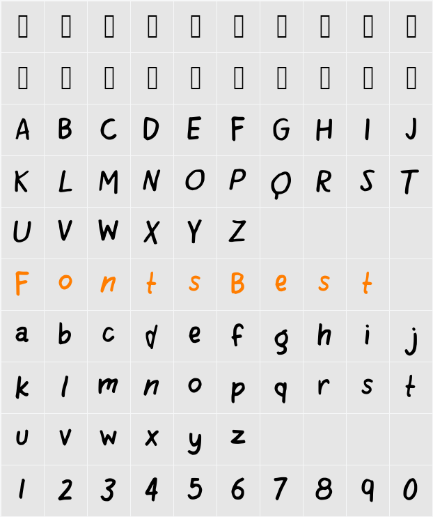 Quirking Character Map