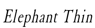 Elephant Thin