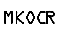 MKOCR Font Image