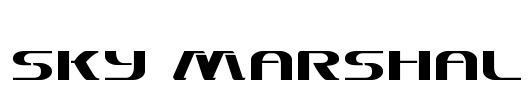Sky Marshal Font Image