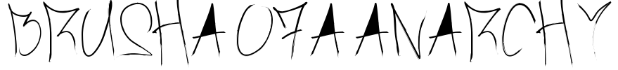 Brush_Of_Anarchy Font Image