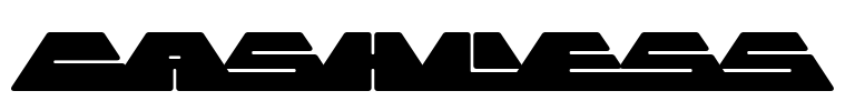cashless Font Image