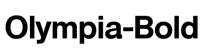 Olympia-Bold Font Image