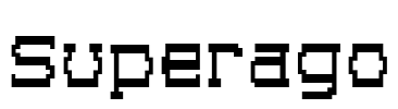 Superago Font Image