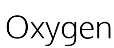 Oxygen Font Image
