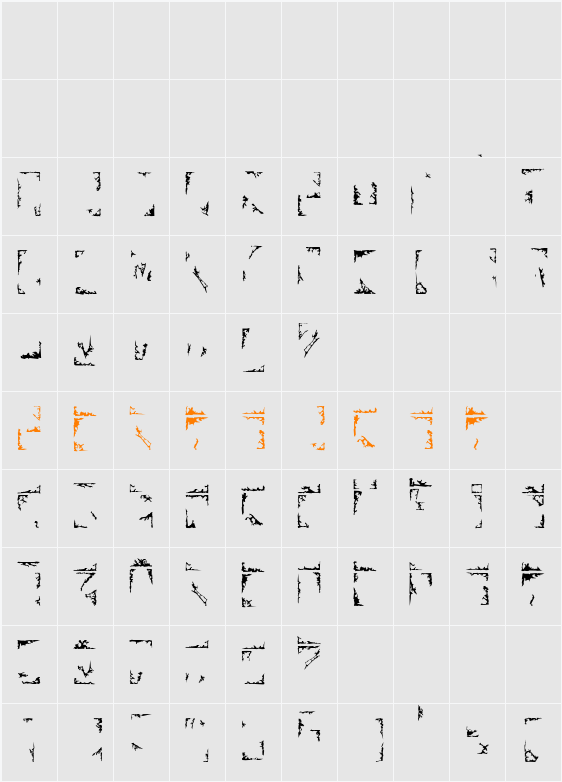 Stoned Character Map