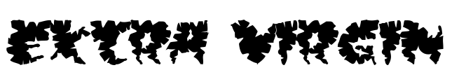 Extra virgin Font Image
