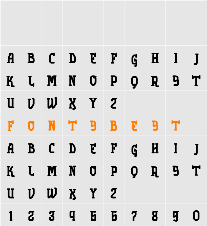 vtks solution bold Character Map