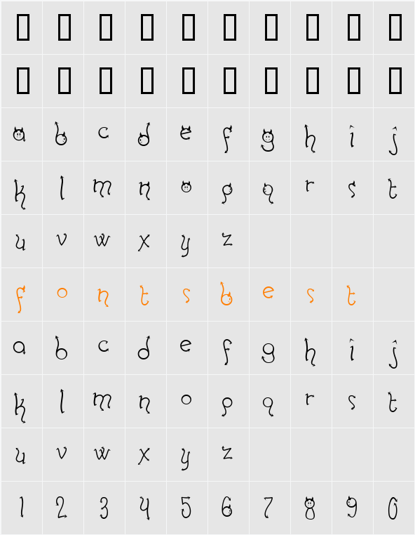 Horny Devils BV Character Map