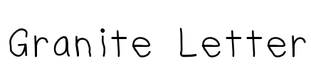 Granite Letter