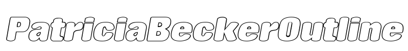 PatriciaBeckerOutline