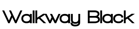 Walkway Black Font Image