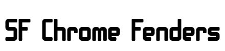 SF Chrome Fenders Font Image