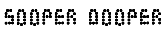 Sooper Dooper Font Image