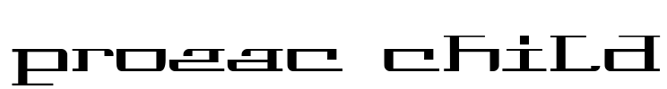 Prozac Child Font Image
