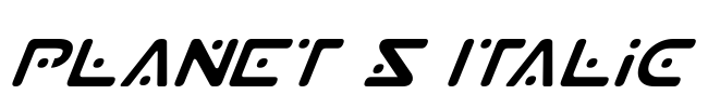 Planet S Italic