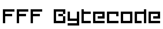 FFF Bytecode Font Image