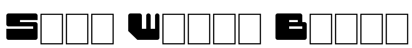 Star Waves Black Font Image