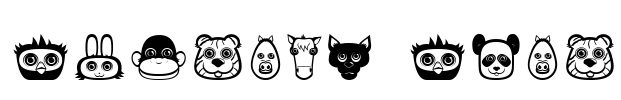 plastic pets Font Image
