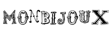 monbijoux Font Image