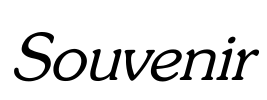 Souvenir Font Image