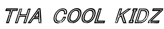 Tha Cool Kidz Font Image