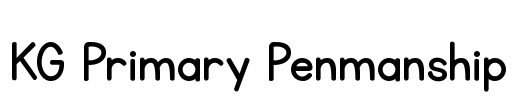 KG Primary Penmanship