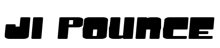 JI-Pounce Font Image