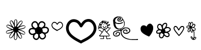 VBdingsTwo Font Image
