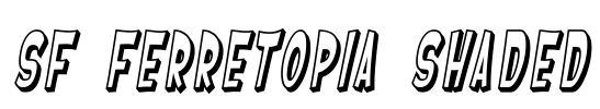 SF Ferretopia Shaded Font Image
