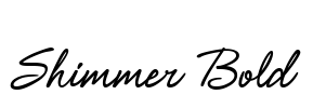 Shimmer Bold Font Image