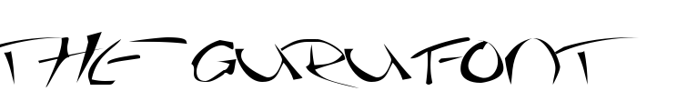 The Guru Font Font Image