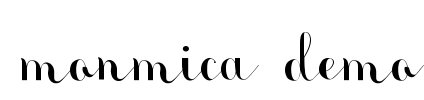 monmica demo Font Image