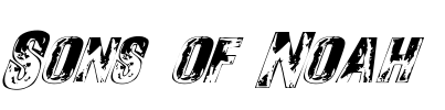 Sons of Noah Font Image